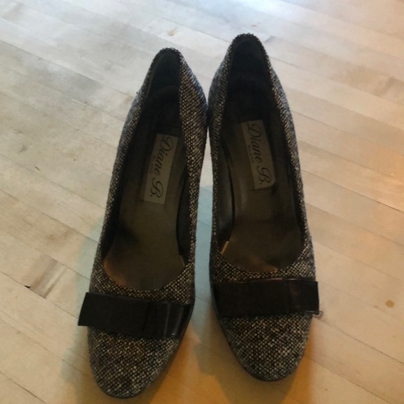Diane B wool and leather pumps . Size 38 made in Italy - Picture 2 of 8